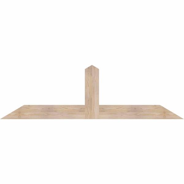 Ekena Millwork Portland Smooth Timber Gable Bracket, Douglas Fir, 72"W x 21"H x 1 1/2"D x 5 1/2"F, 7/12 Pitch GBW072X21X0206POR00SDF - main